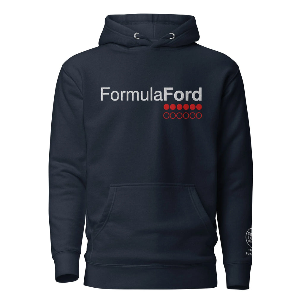 Formula Ford Official Embroidered Fleece Hoodie - Navy blue