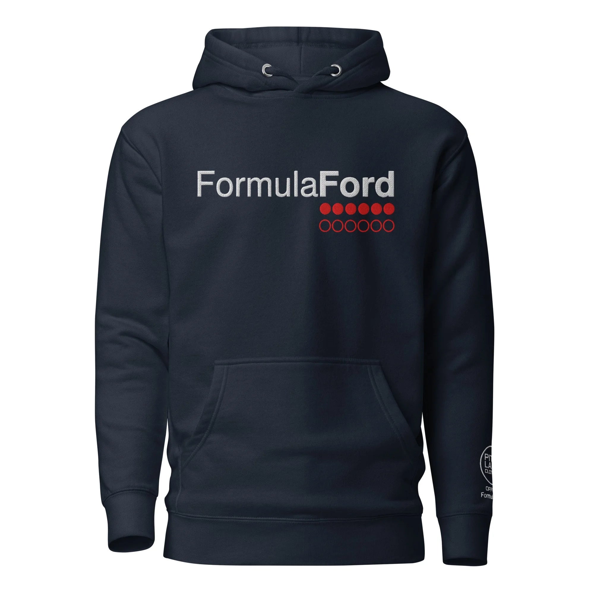 Formula Ford Official Embroidered Fleece Hoodie - Navy blue