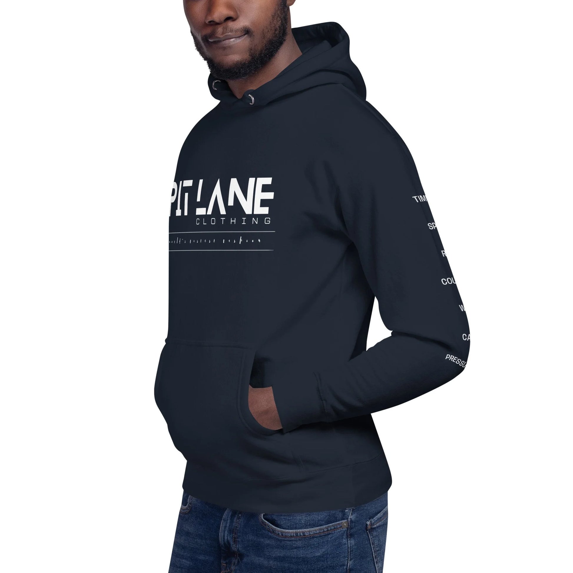 Pit Lane Clothing: Heavyweight Fleece Hoodie - 'Apex'