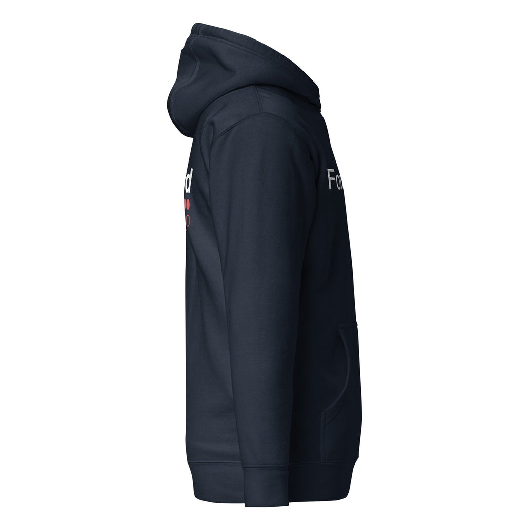 Formula Ford Official Embroidered Fleece Hoodie - Navy blue
