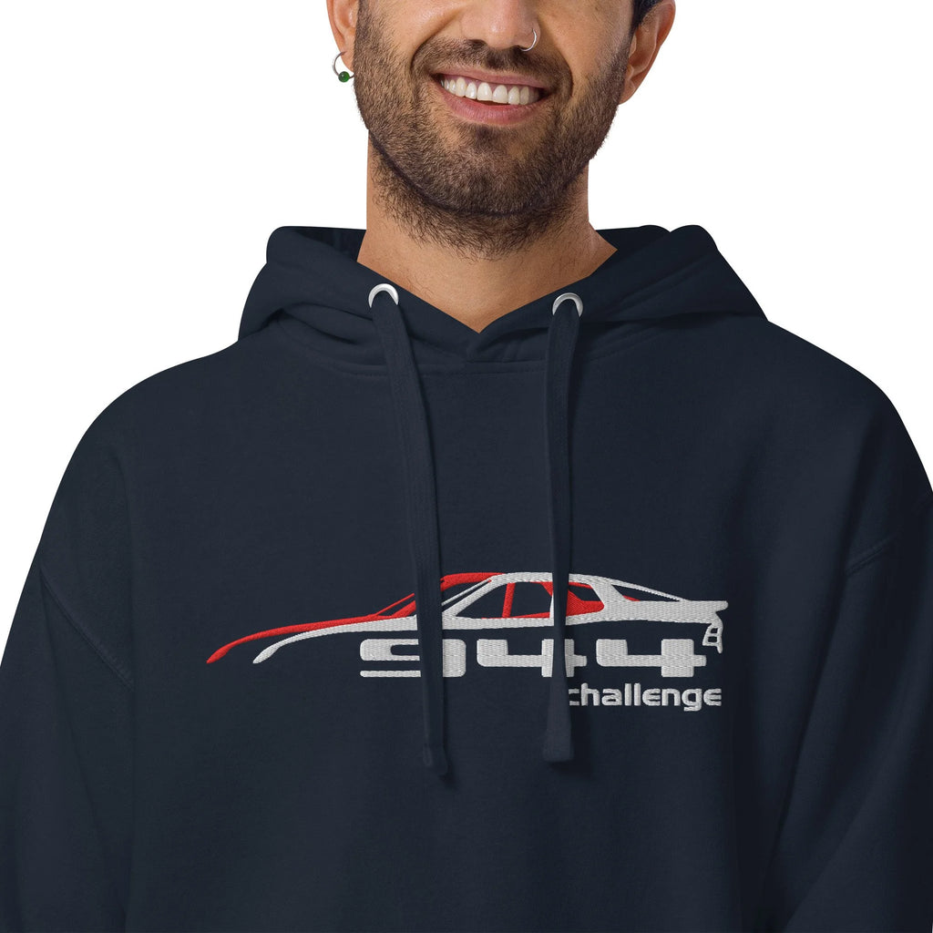 944 Racing Association - Official - Embroidered Fleece Hoodie - Navy Blue