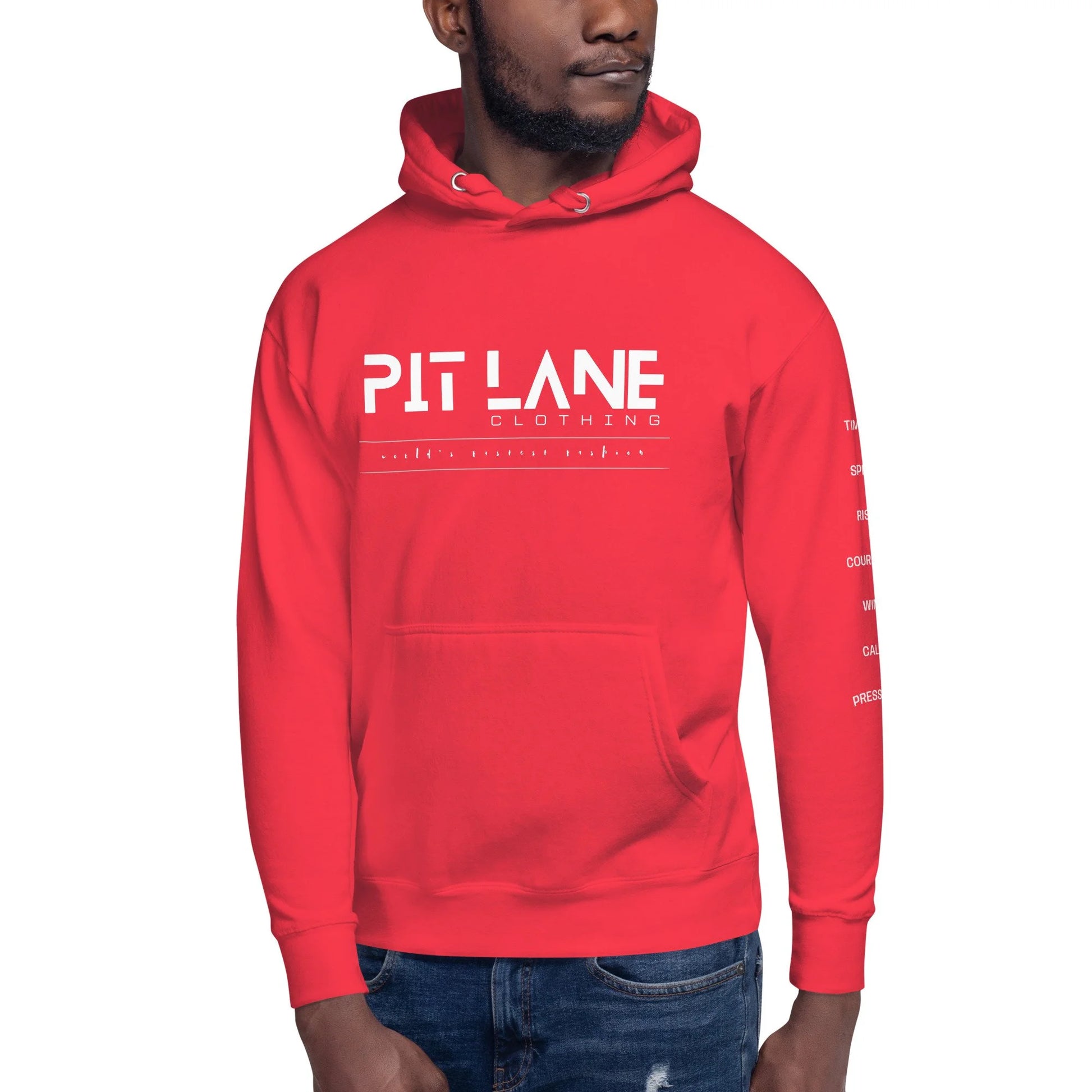 Pit Lane Clothing: Heavyweight Fleece Hoodie - 'Apex'