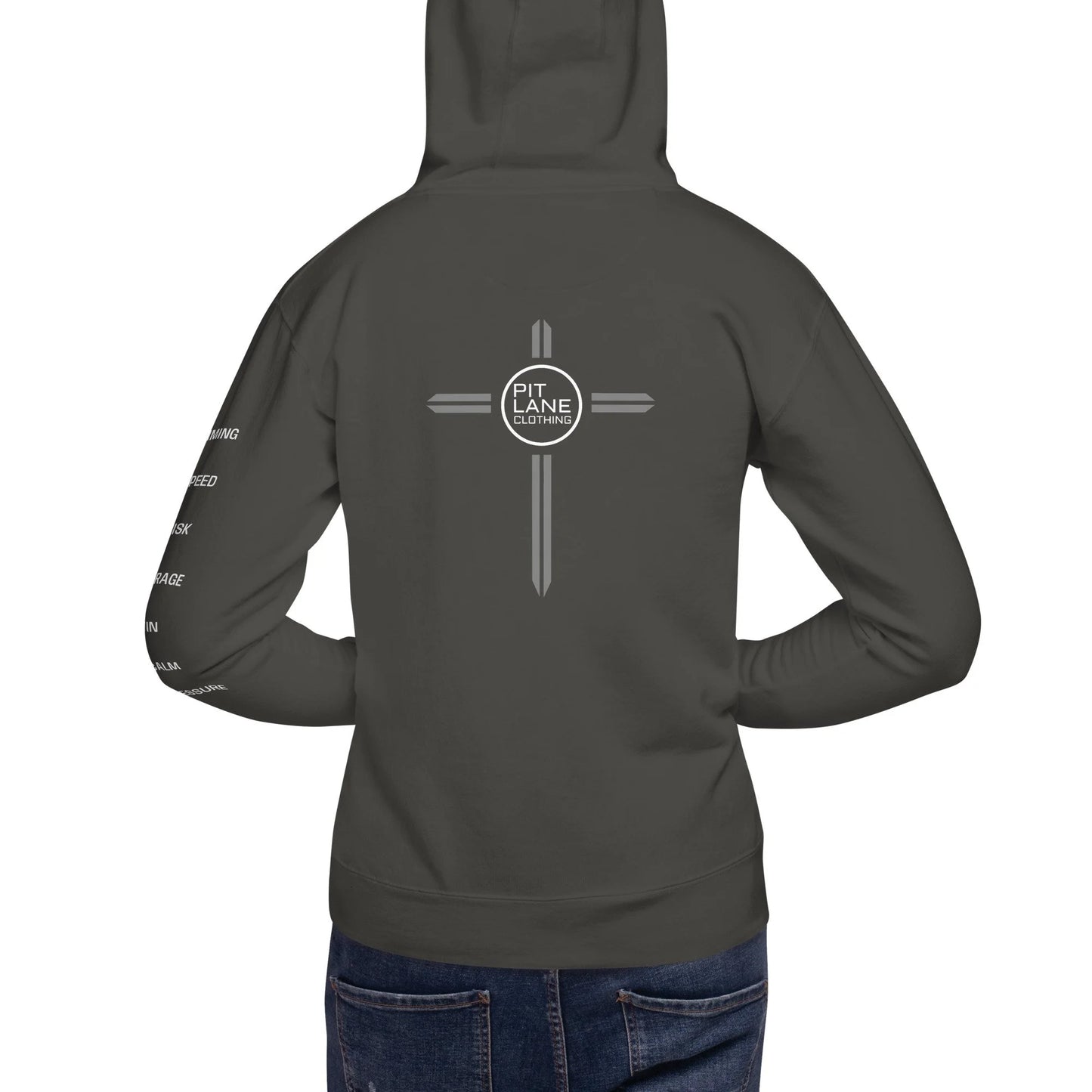 Pit Lane Clothing: Heavyweight Fleece Hoodie - 'Apex'