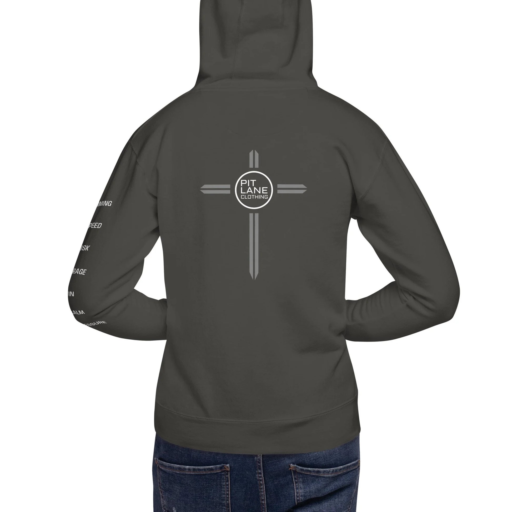 Pit Lane Clothing: Heavyweight Fleece Hoodie - 'Apex'