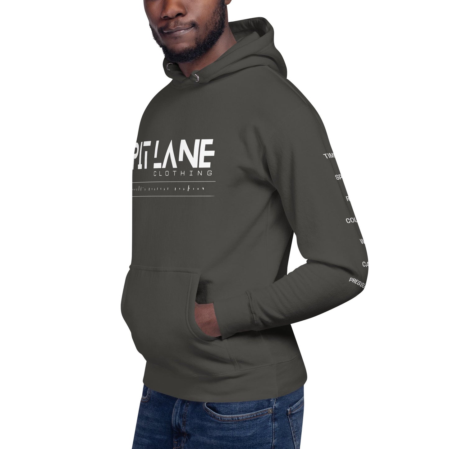 Pit Lane Clothing: Heavyweight Fleece Hoodie - 'Apex'