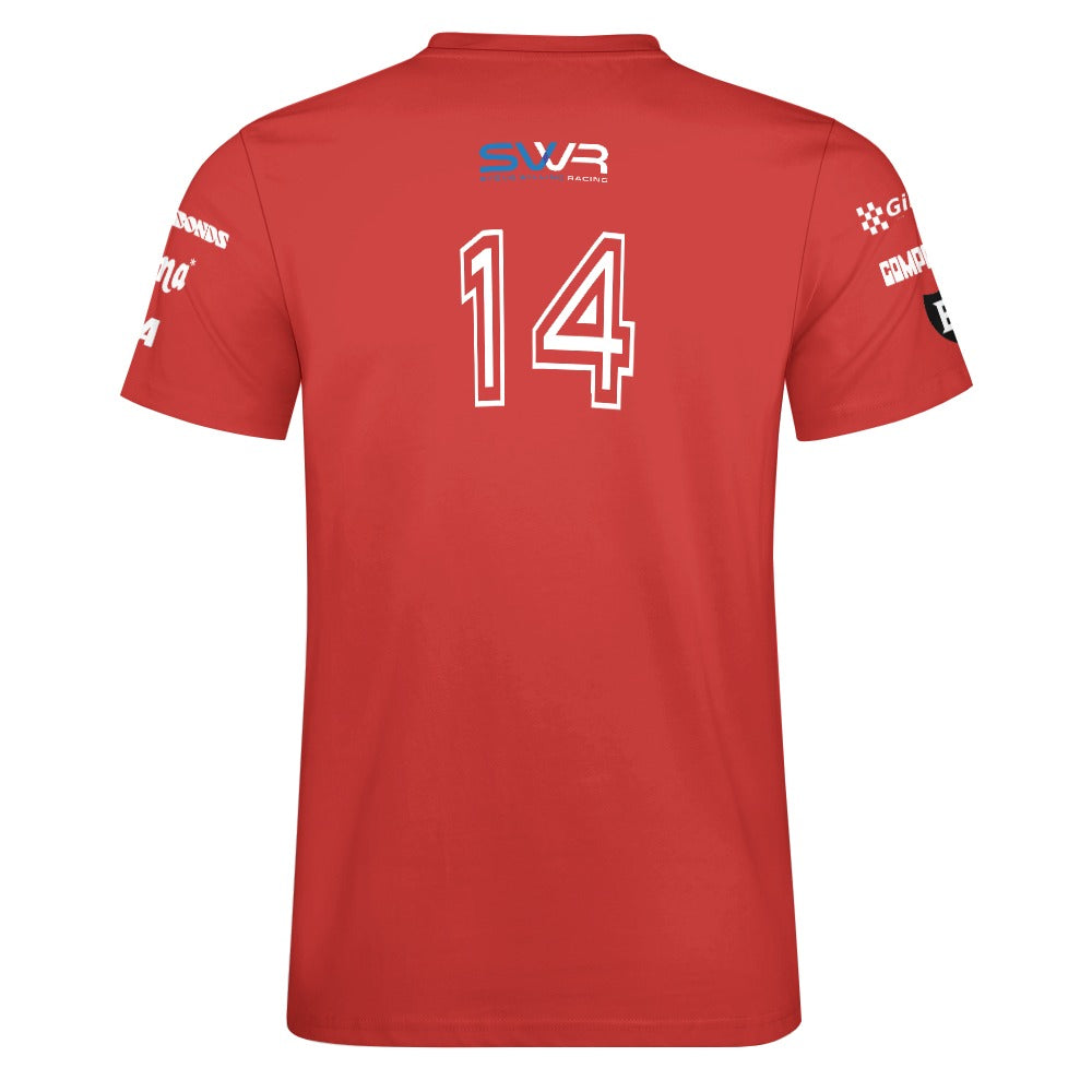 Steve Willing F2 MARCH Cotton T-shirt - V2 red1