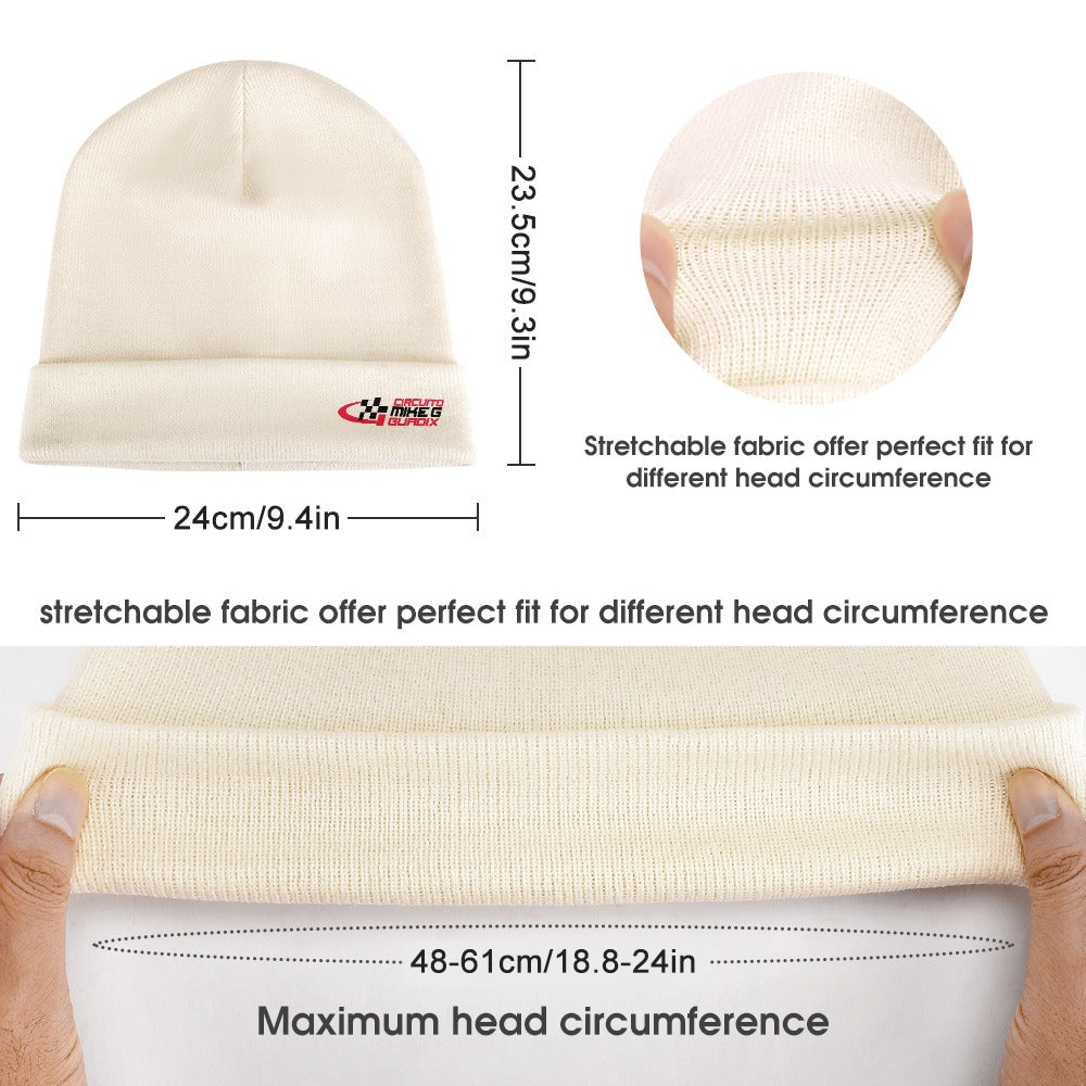 CIRCUITO MIKE G GUADIX knitted hat - circuit white