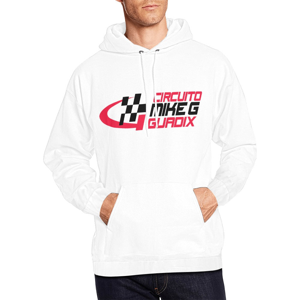 CIRCUITO MIKE G GUADIX Hoodie - circuit white - large logo front