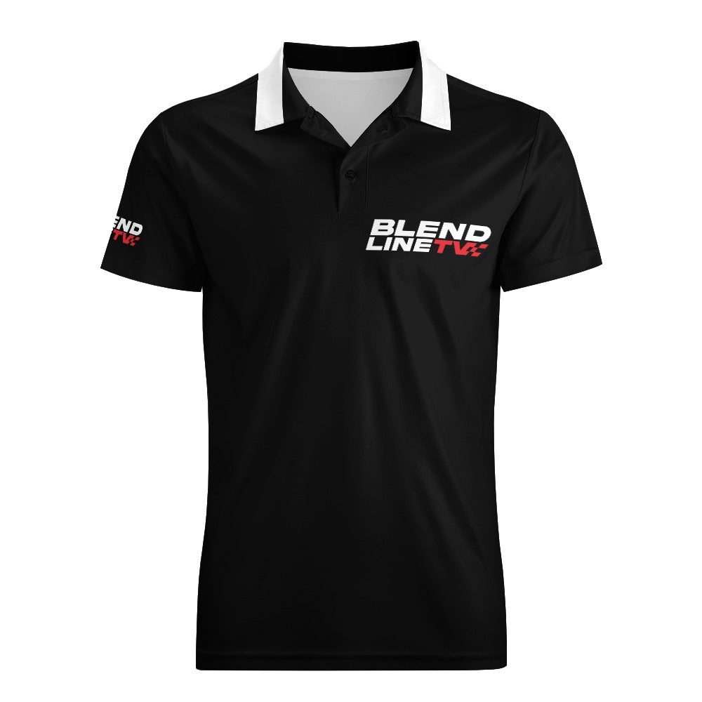 BLENDLINE TV Polo shirt - carbon / white collar