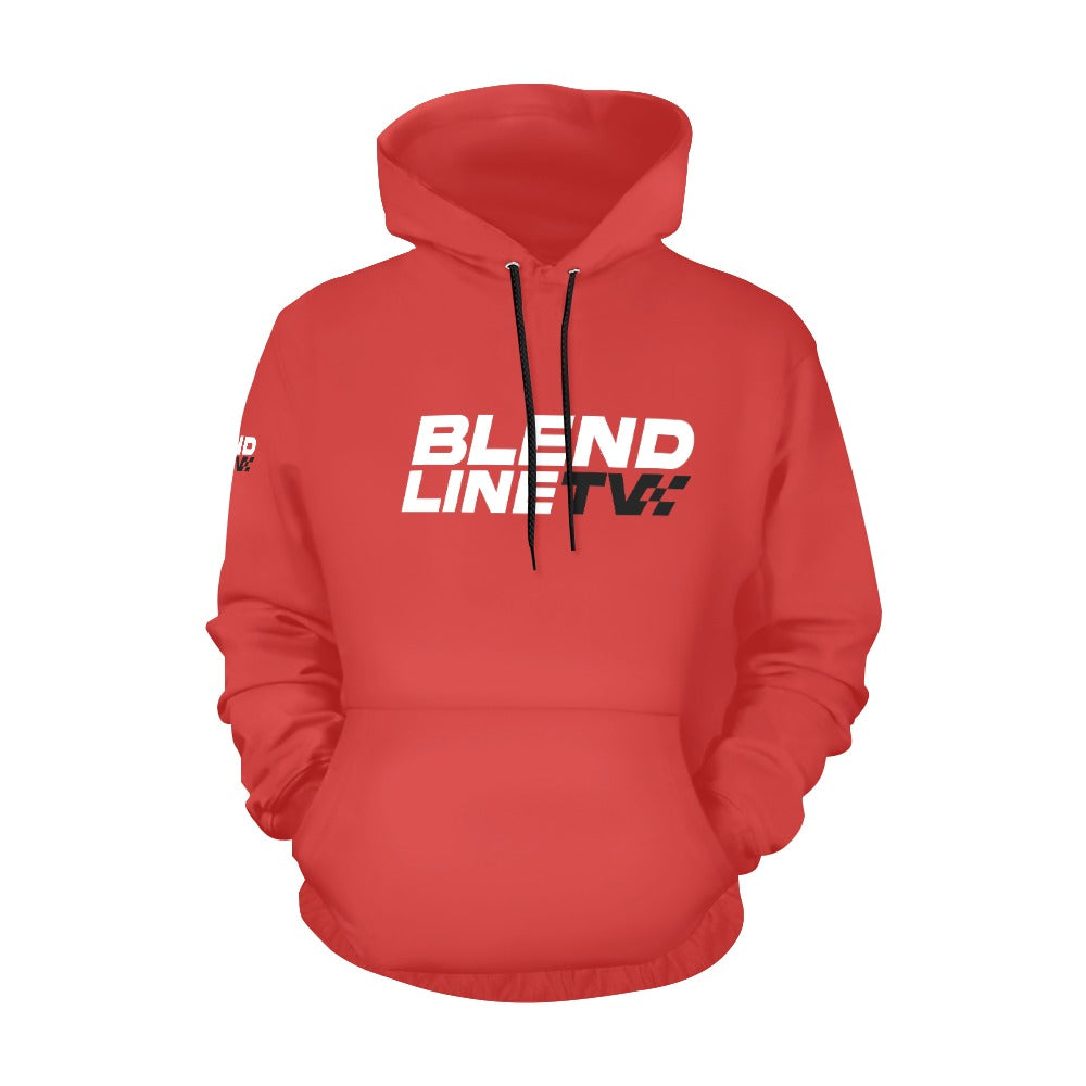 BLENDLINE TV Hoodie - red / white logo