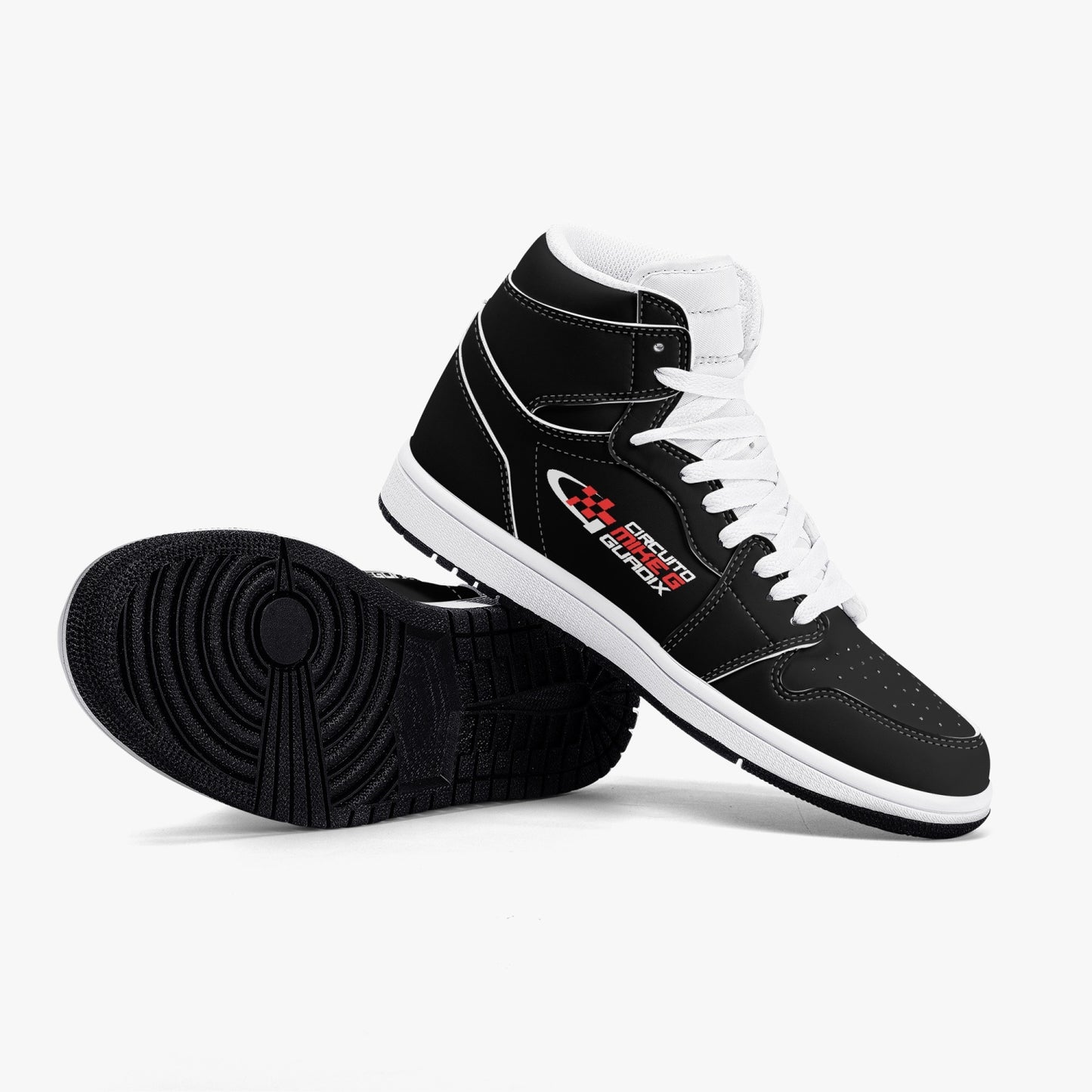 CIRCUITO MIKE G GUADIX Ultimate High-Top Leather Sneakers - full carbon