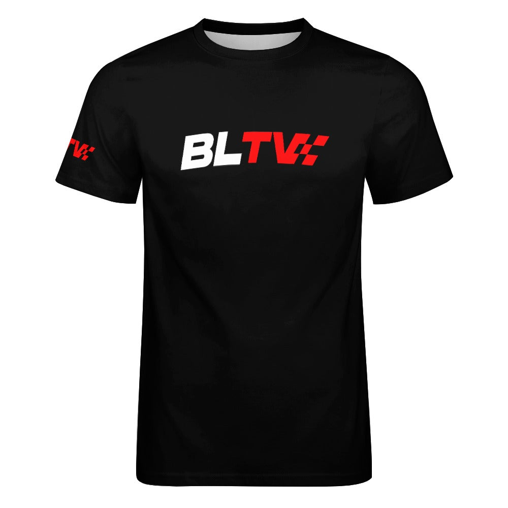 BLENDLINE TV BLTV logo Cotton T-shirt - carbon