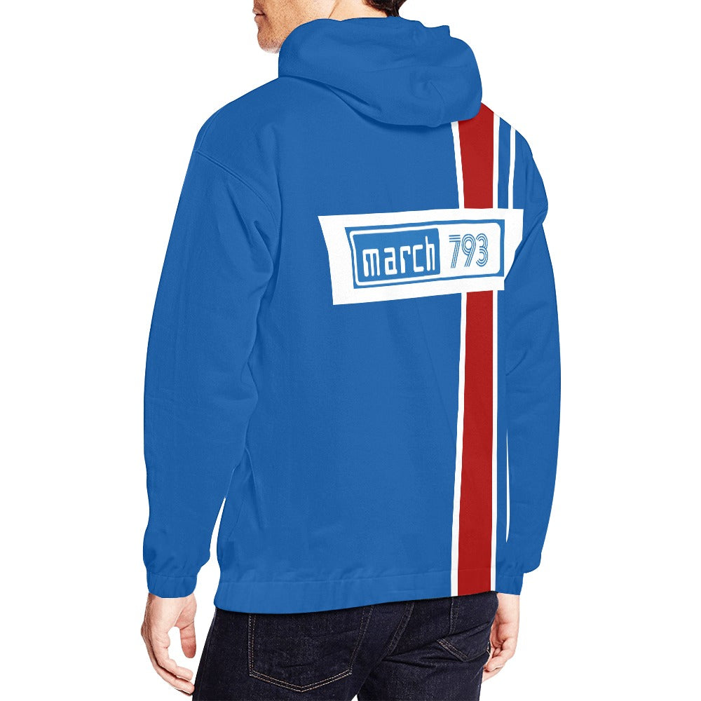 Steve Willing F2 MARCH Hoodie - blue 14 small logo
