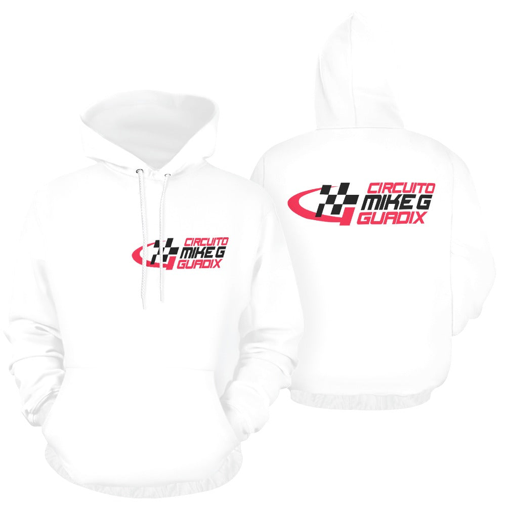 CIRCUITO MIKE G GUADIX Hoodie - circuit white - small logo front