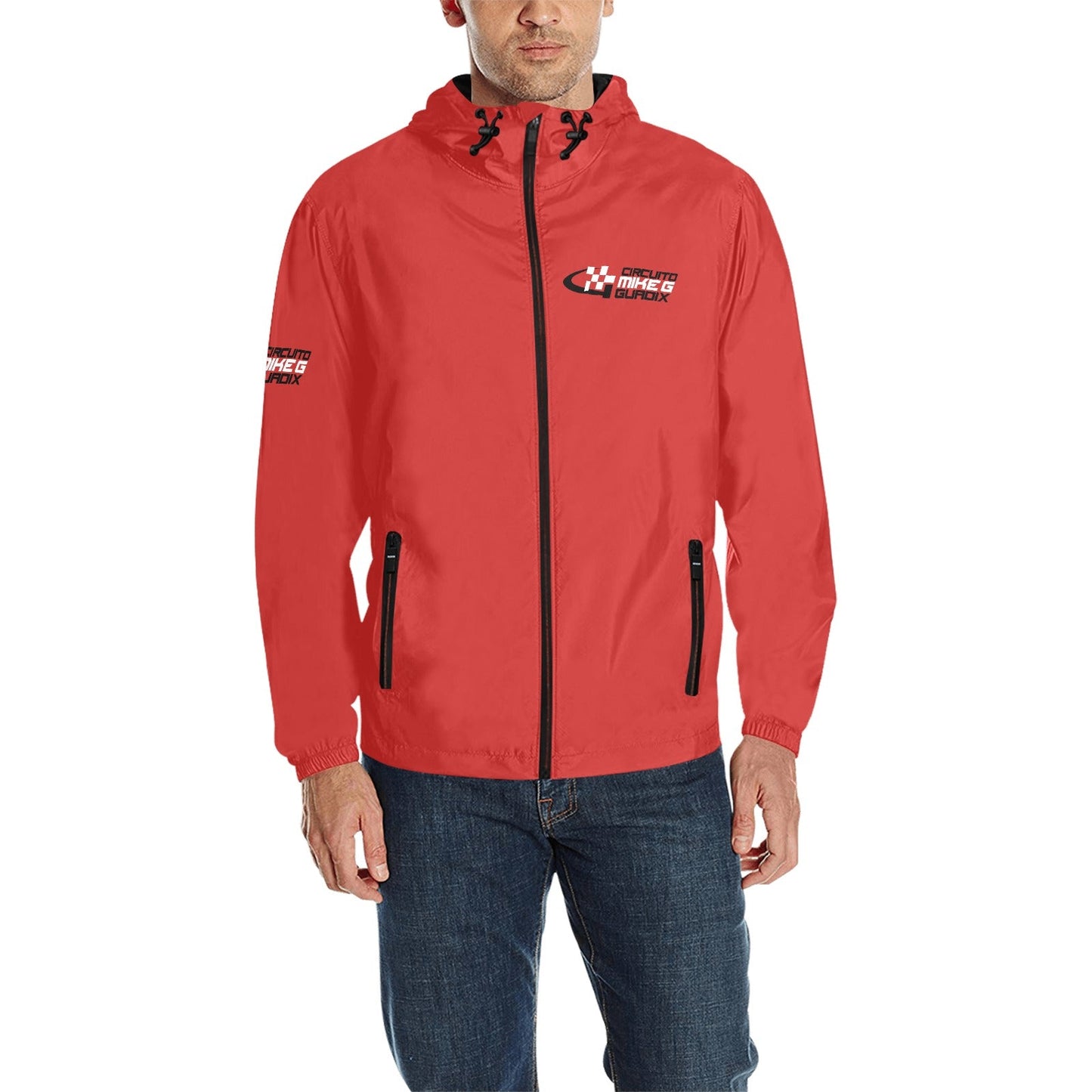 CIRCUITO MIKE G GUADIX Quilted Waterproof windbreaker jacket - red