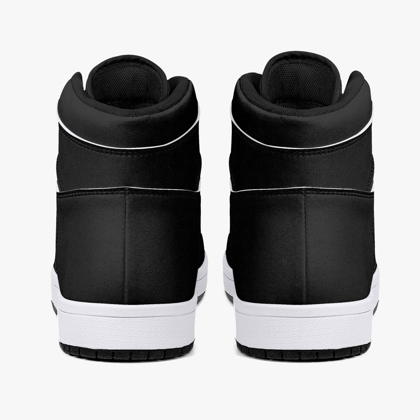 CIRCUITO MIKE G - High-Top Leather Sneakers - full carbon