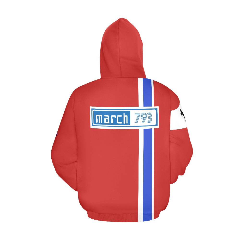 Steve Willing F2 MARCH Hoodie - red 14 small logo
