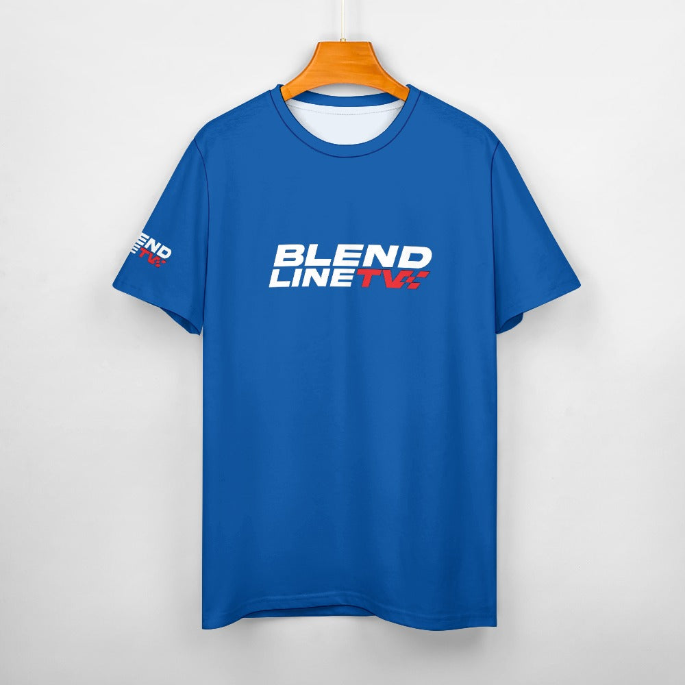 BLENDLINE TV 100% Cotton T-shirt - royal blue