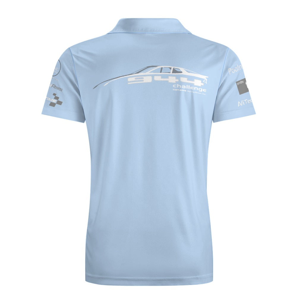 944 Challenge Series Australia official Teams activewear Polo - sky blue