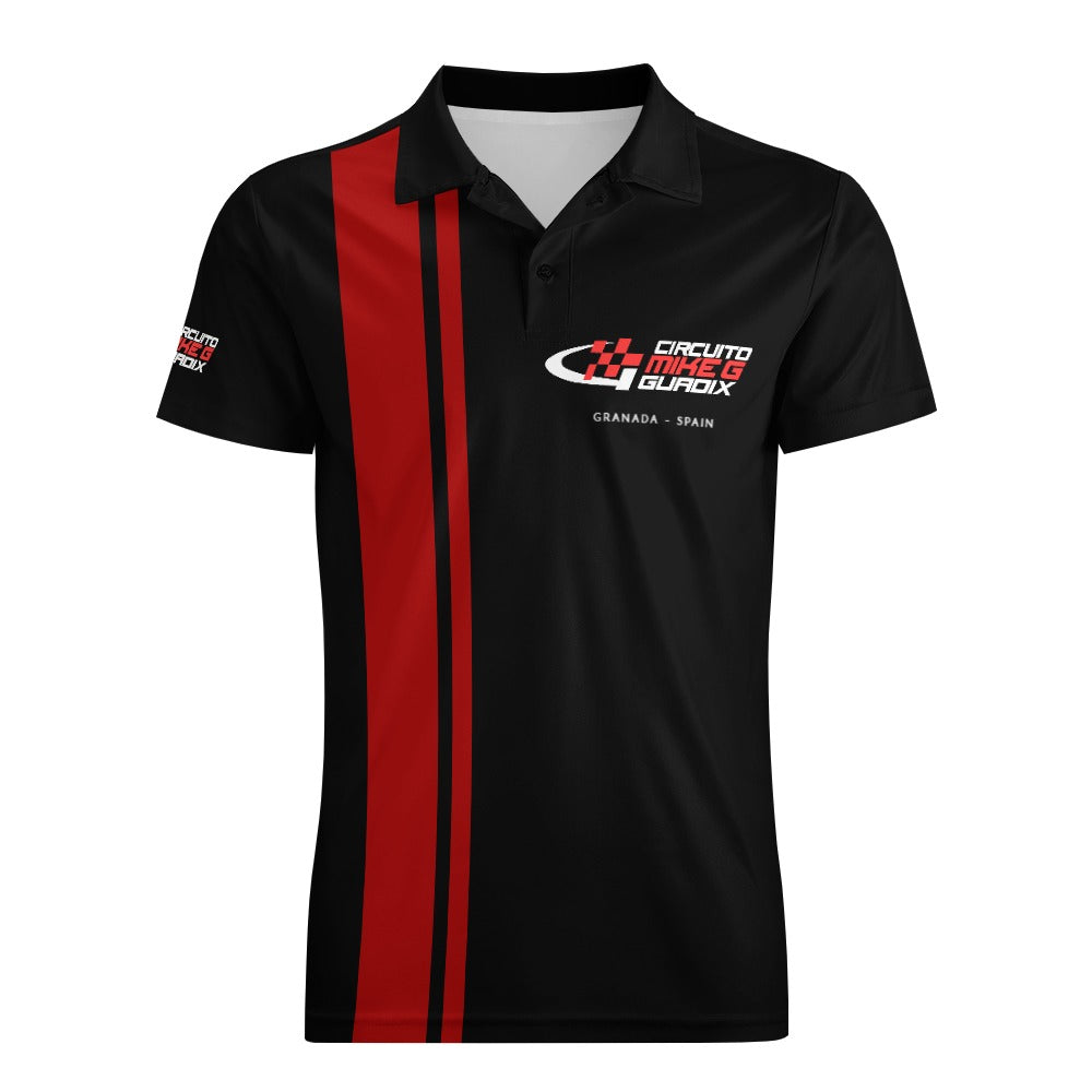 CIRCUITO MIKE G GUADIX Polo shirt - Le Mans carbon red