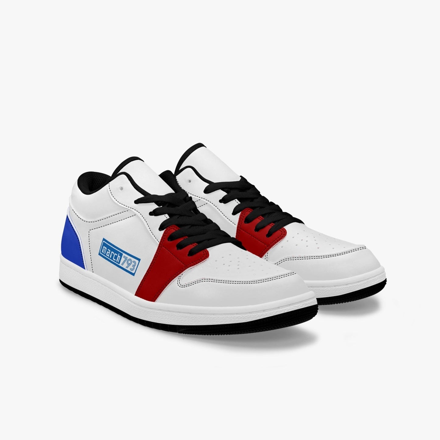 Steve Willing F2 MARCH - carbon trim Low-Top Leather Sneakers
