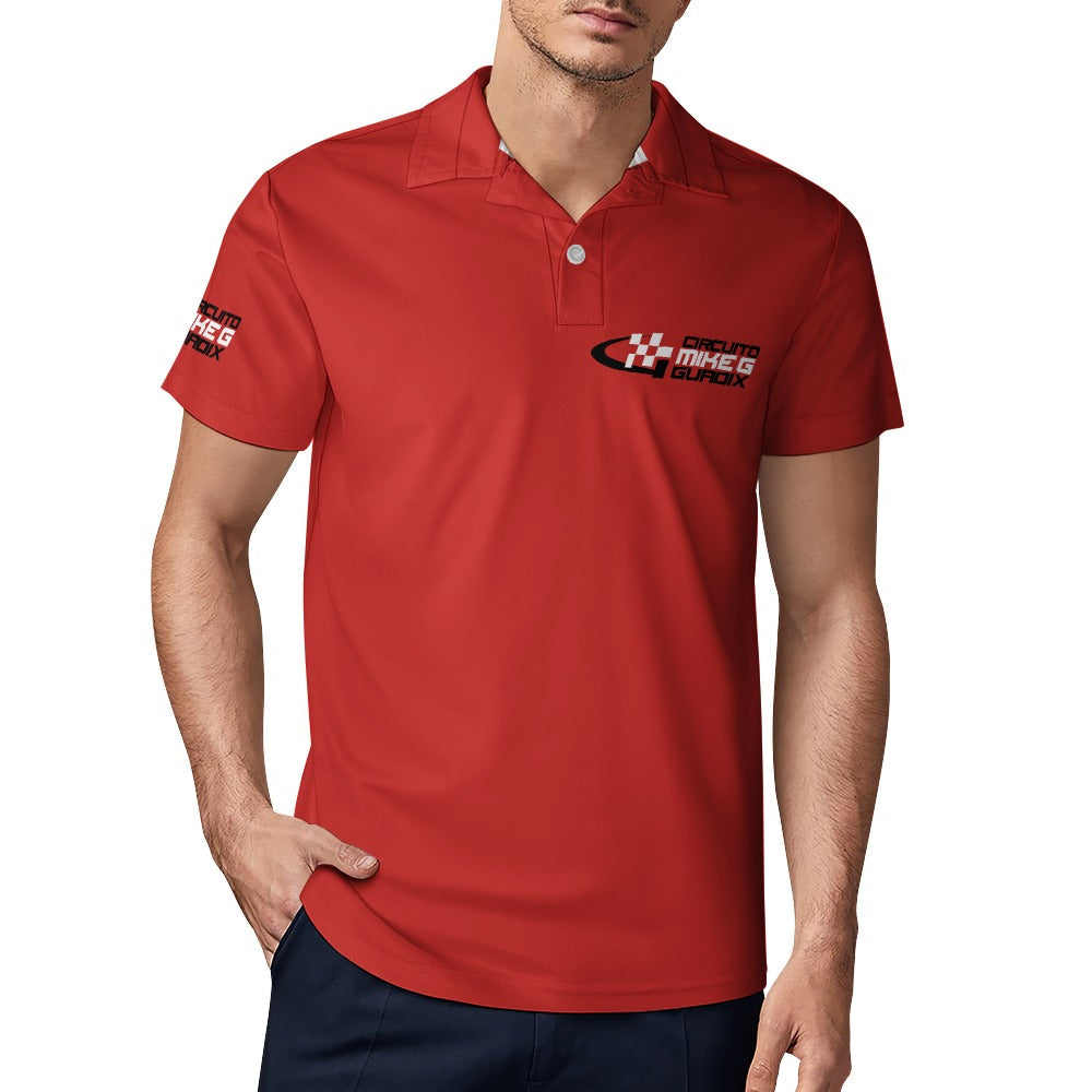 CIRCUITO MIKE G GUADIX Polo shirt - red small logo front