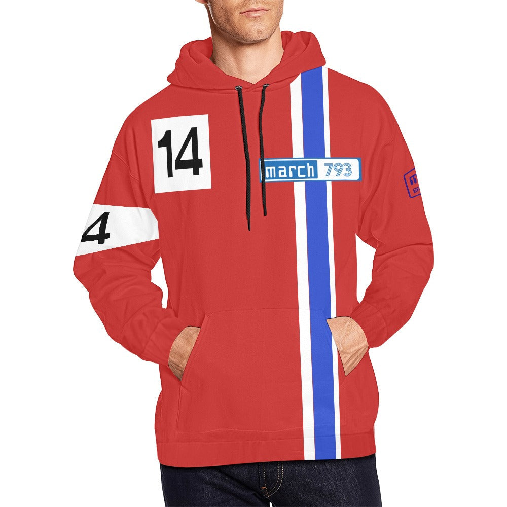 Steve Willing F2 MARCH Hoodie - red 14 small logo