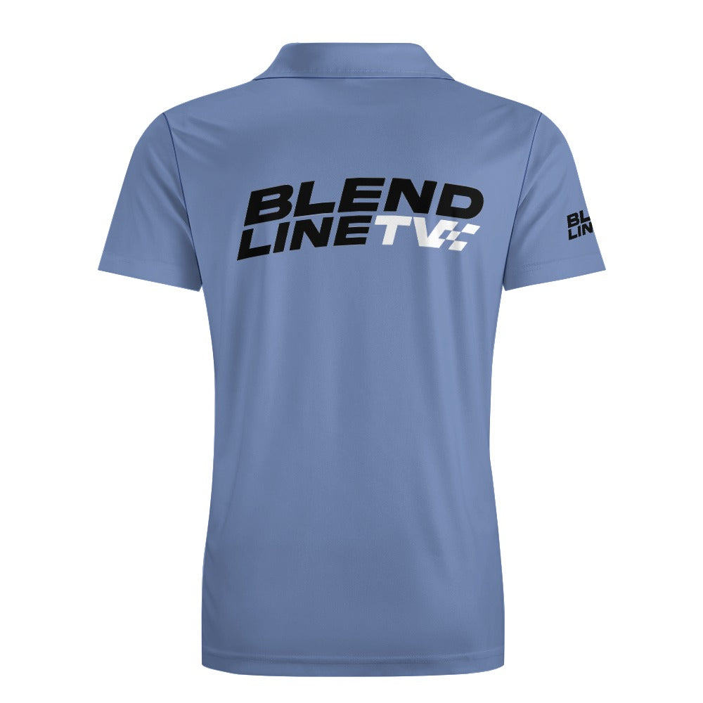BLENDLINE TV Polo shirt - baby blue – PIT LANE