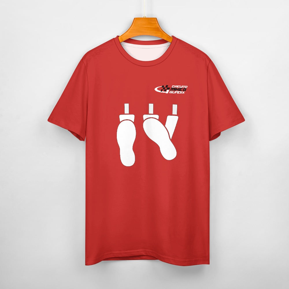 CIRCUITO MIKE G GUADIX - Cotton T-shirt - red heel and toe