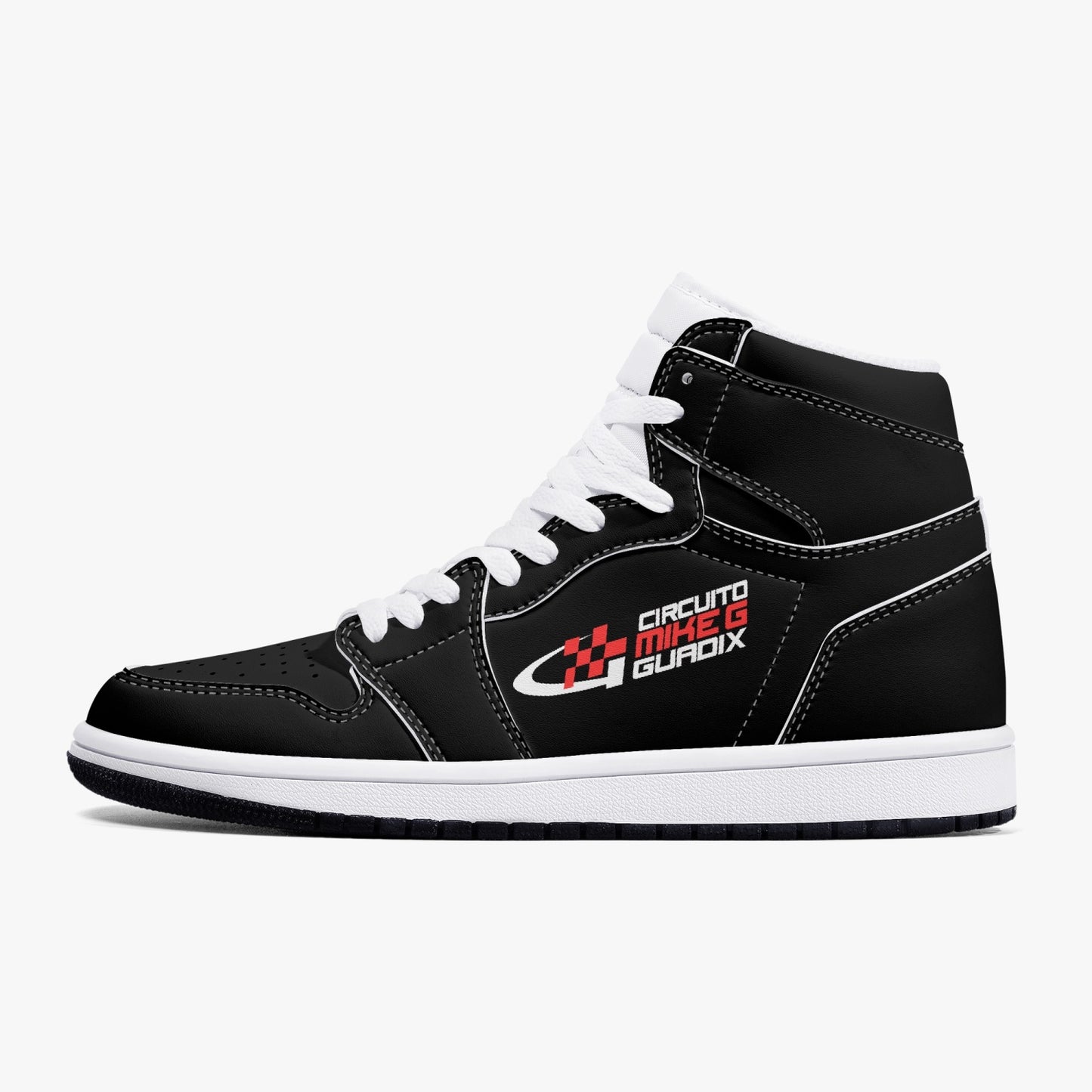 CIRCUITO MIKE G GUADIX Ultimate High-Top Leather Sneakers - full carbon