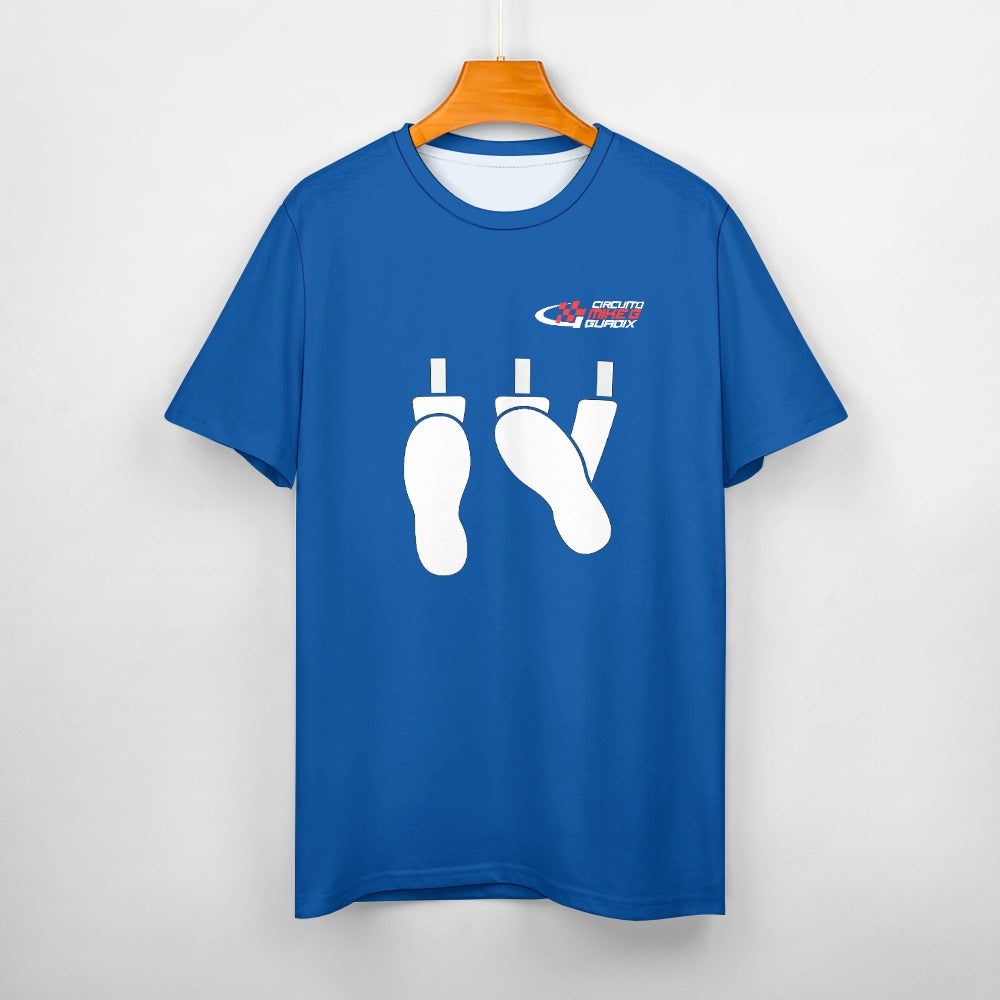 CIRCUITO MIKE G GUADIX - Cotton T-shirt - blue heel and toe