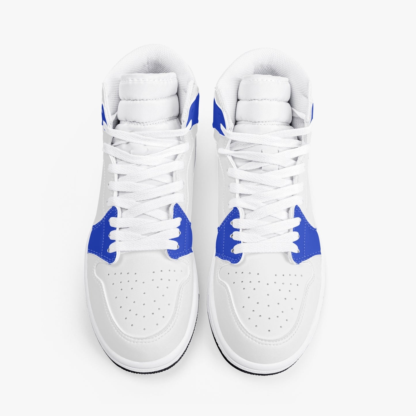 STEVE WILLING F2 MARCH version 3 High-Top Leather Sneakers - white/blue