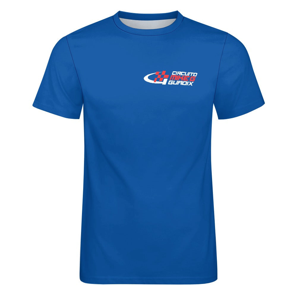 CIRCUITO MIKE G GUADIX - Cotton T-shirt - blue small logo front