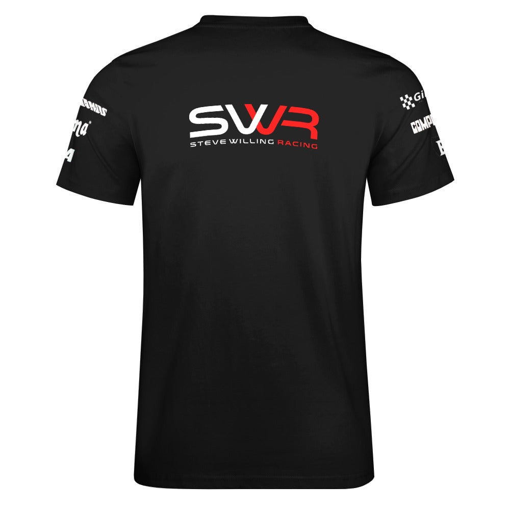 Steve Willing F2 MARCH Cotton T-shirt - V2 carbon red SWR on back no number
