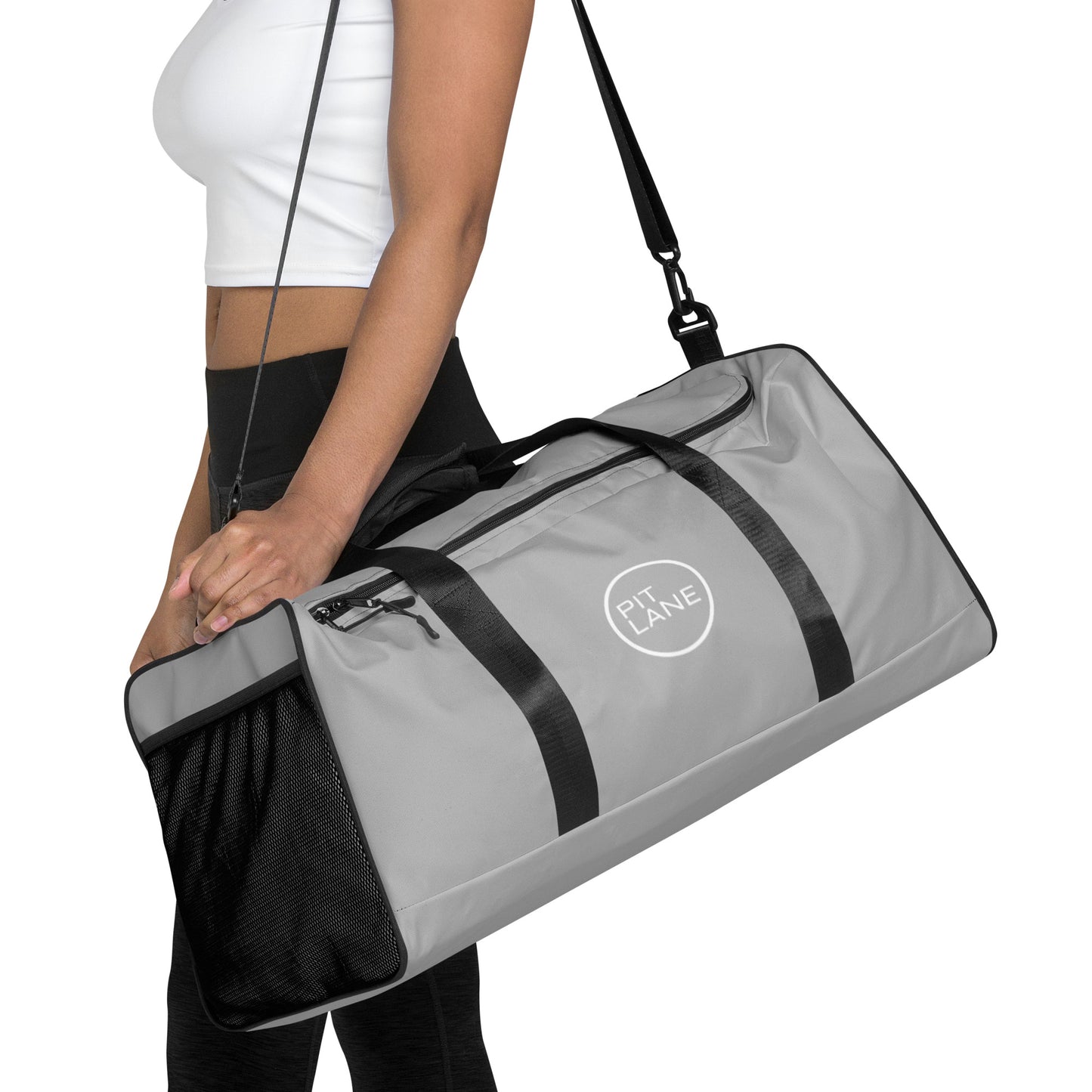 PIT LANE titanium duffel gym and travel bag