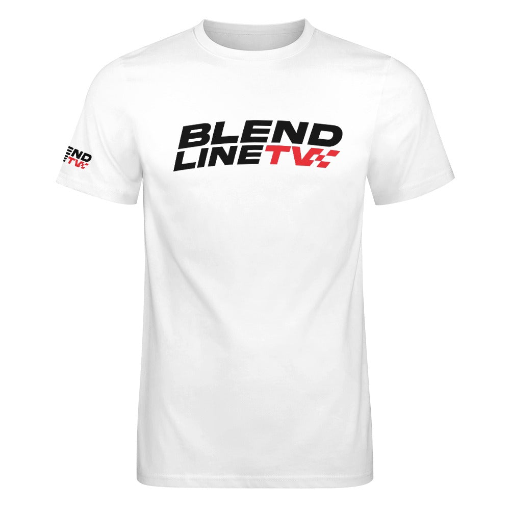 BLENDLINE TV 100% Cotton T-shirt - white
