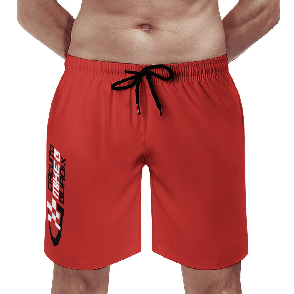 CIRCUITO MIKE G GUADIX official - Peachskin shorts - red vertical