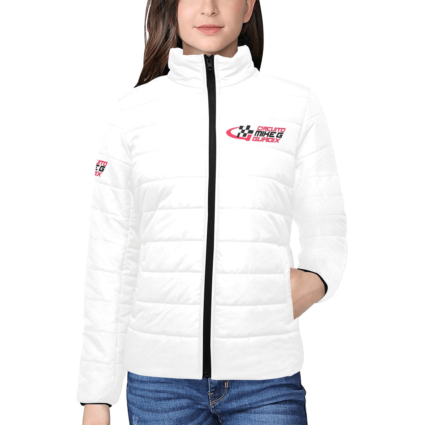 CIRCUITO MIKE G GUADIX Women's quilted puffer jacket - circuit white