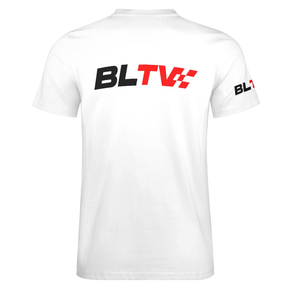BLENDLINE TV BLTV logo Cotton T-shirt - white