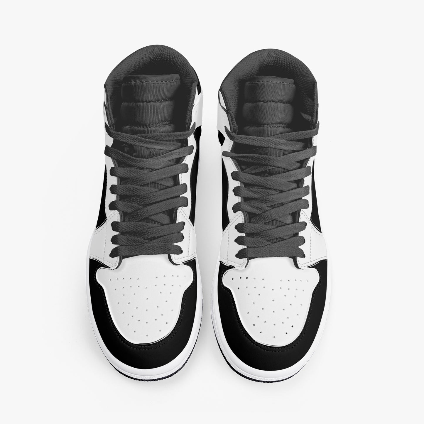 MICHAEL CLEMENTE 15 Ultimate High-Top Leather Sneakers - circuit carbon lace