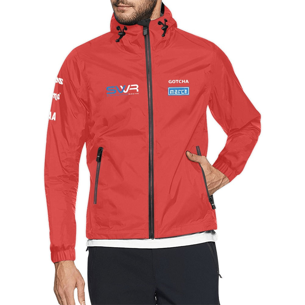 STEVE WILLING F2 MARCH version 3 Waterproof Quilted Windbreaker - red