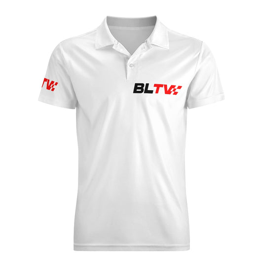 BLENDLINE TV BLTV logo Polo shirt - white