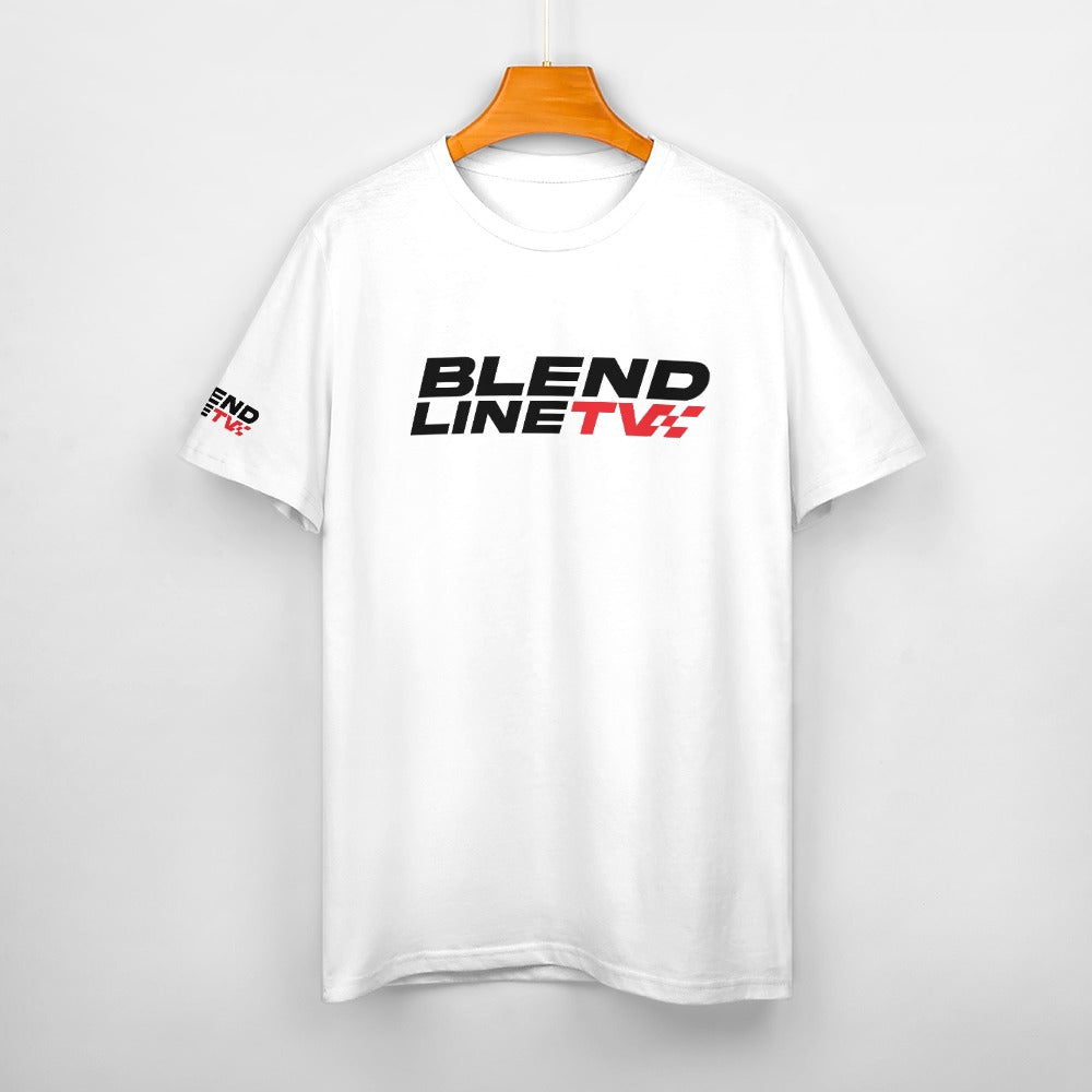 BLENDLINE TV 100% Cotton T-shirt - white