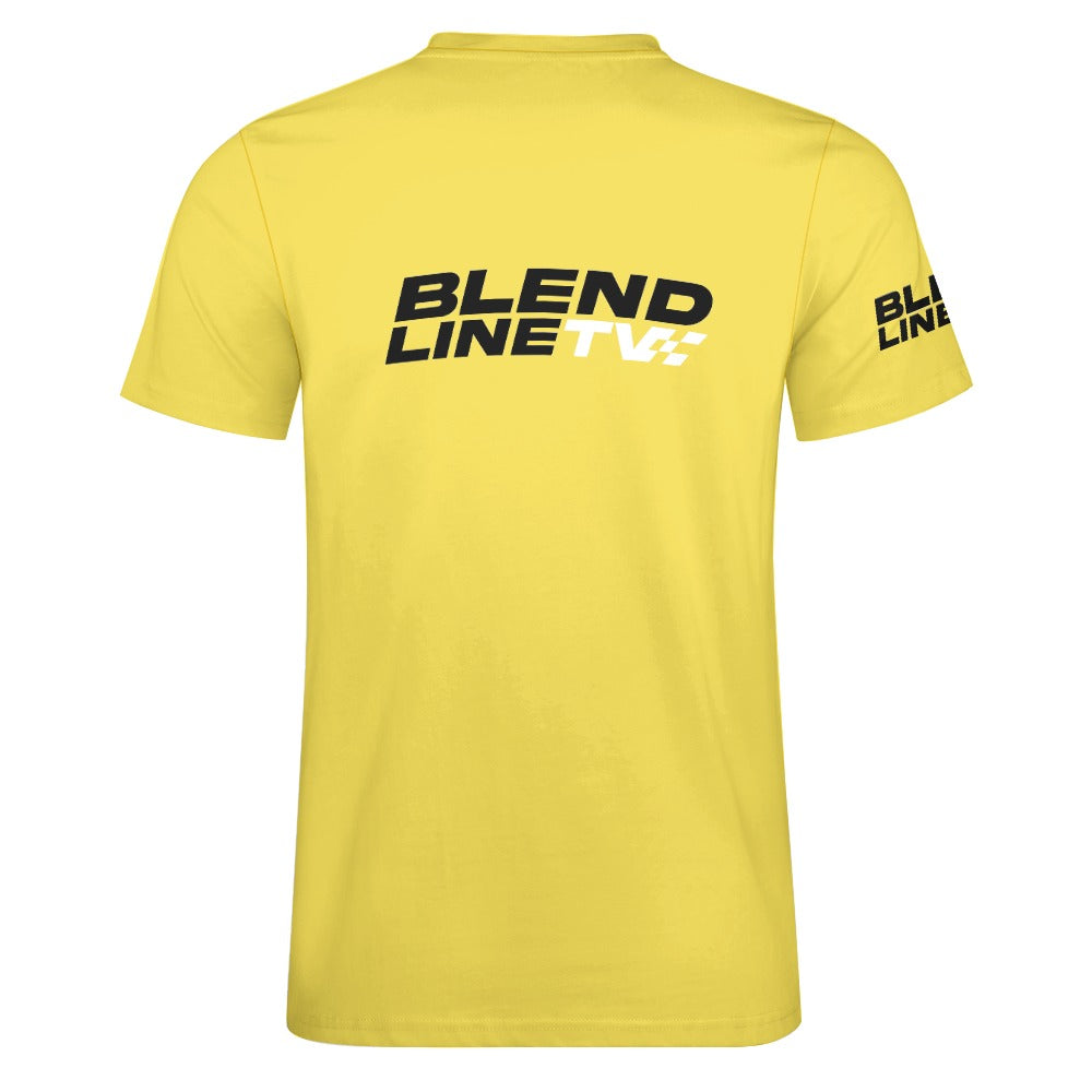 BLENDLINE TV 100% Cotton T-shirt - yellow