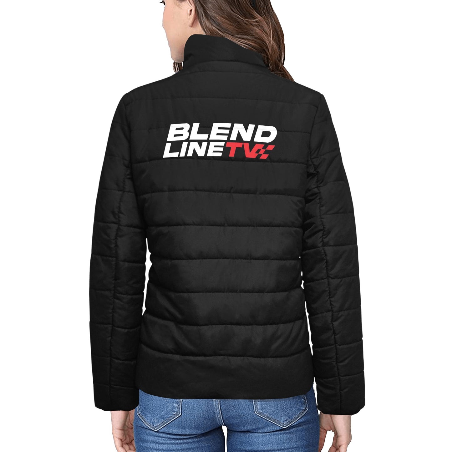 BLENDLINE TV womens puffer jacket - carbon