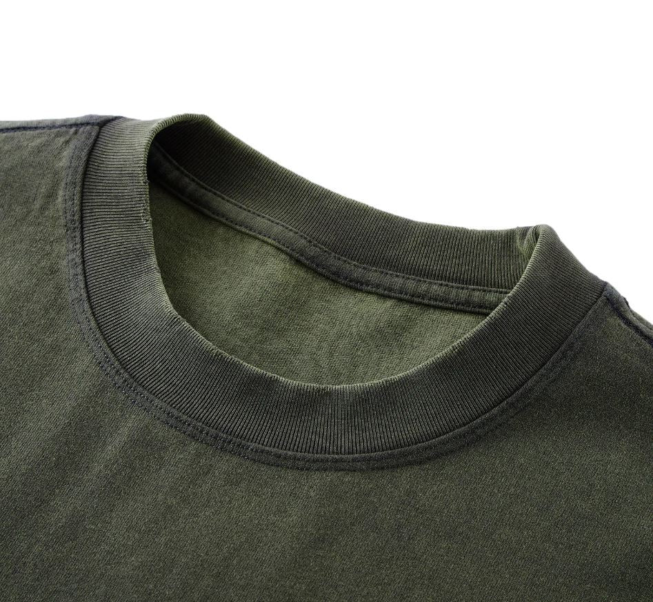 MICHAEL CLEMENTE 15 Stonewashed Effect 100% Cotton Vintage T-Shirt - carbon
