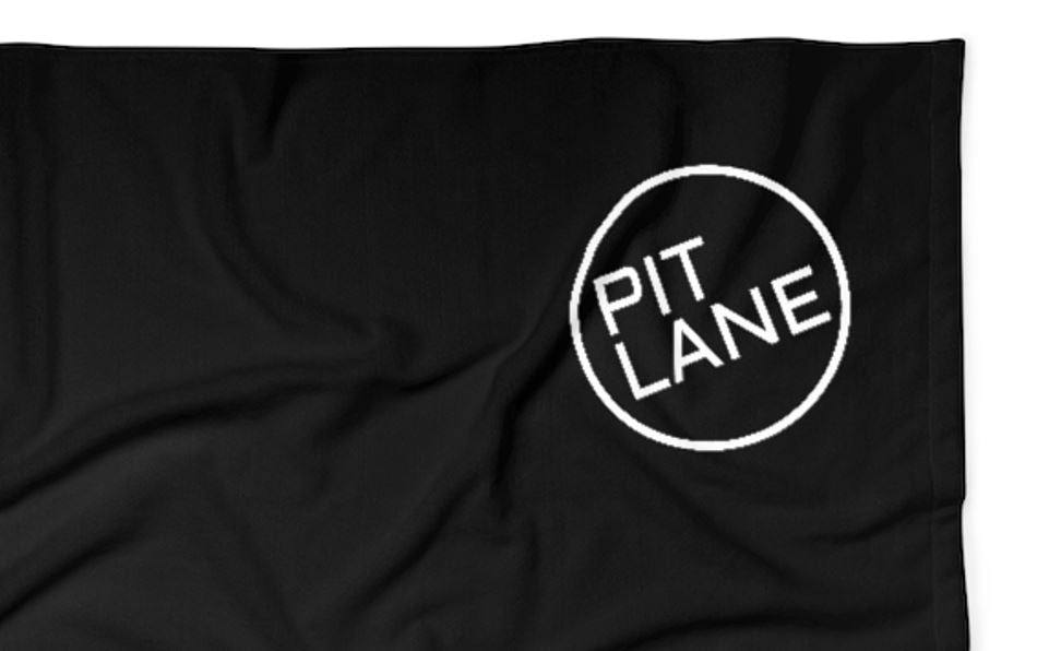 Pit Lane Clothing towel, motorsport apparel, racing, beach, towel